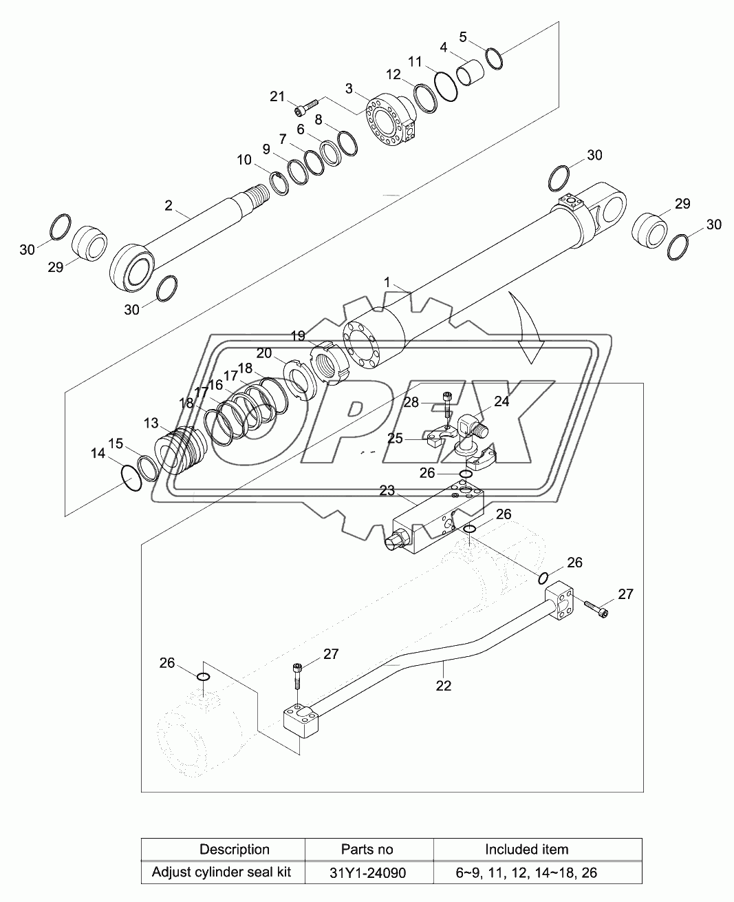 ADJUST CYLINDER