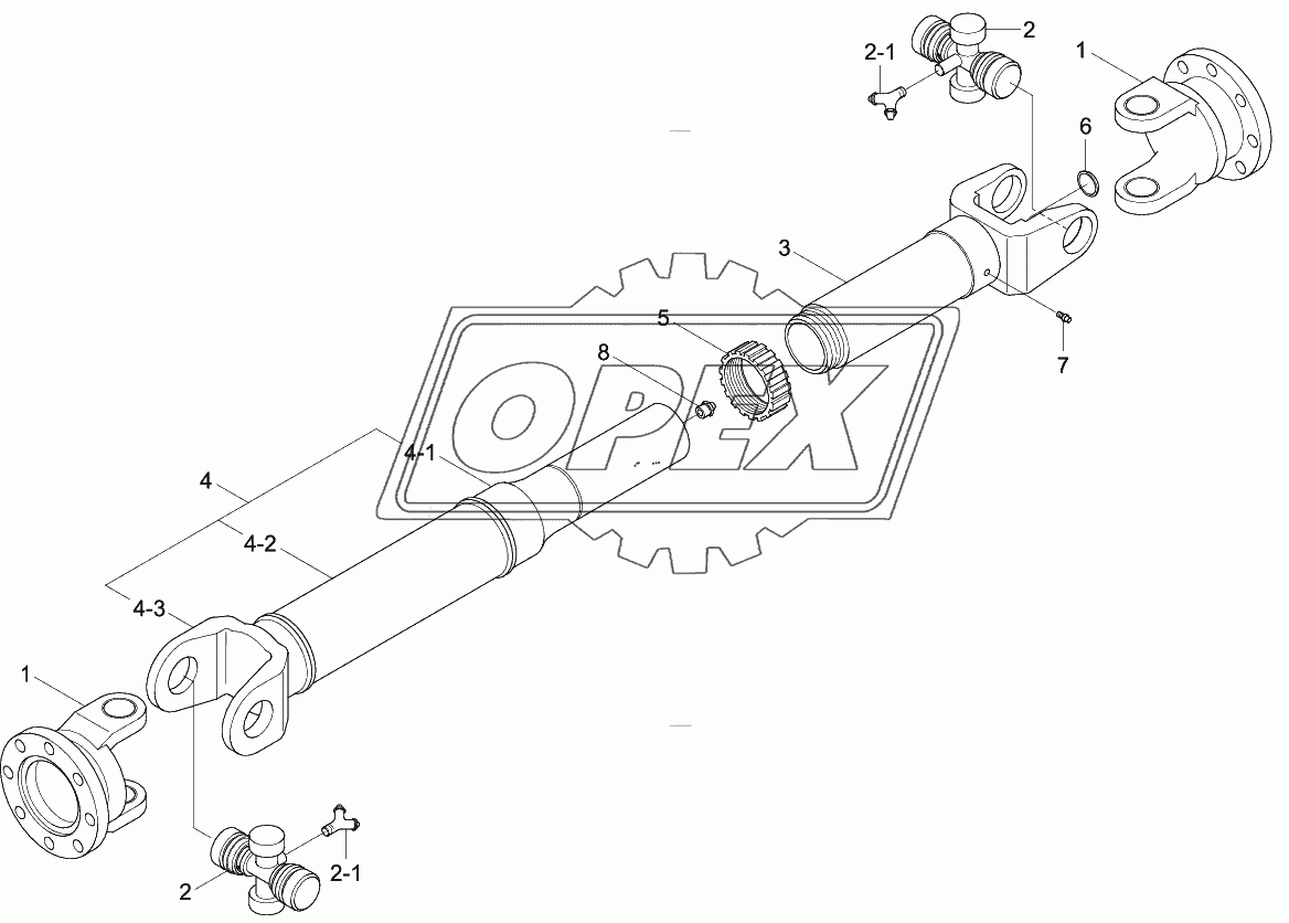 PROPELLER SHAFT (#0068-)