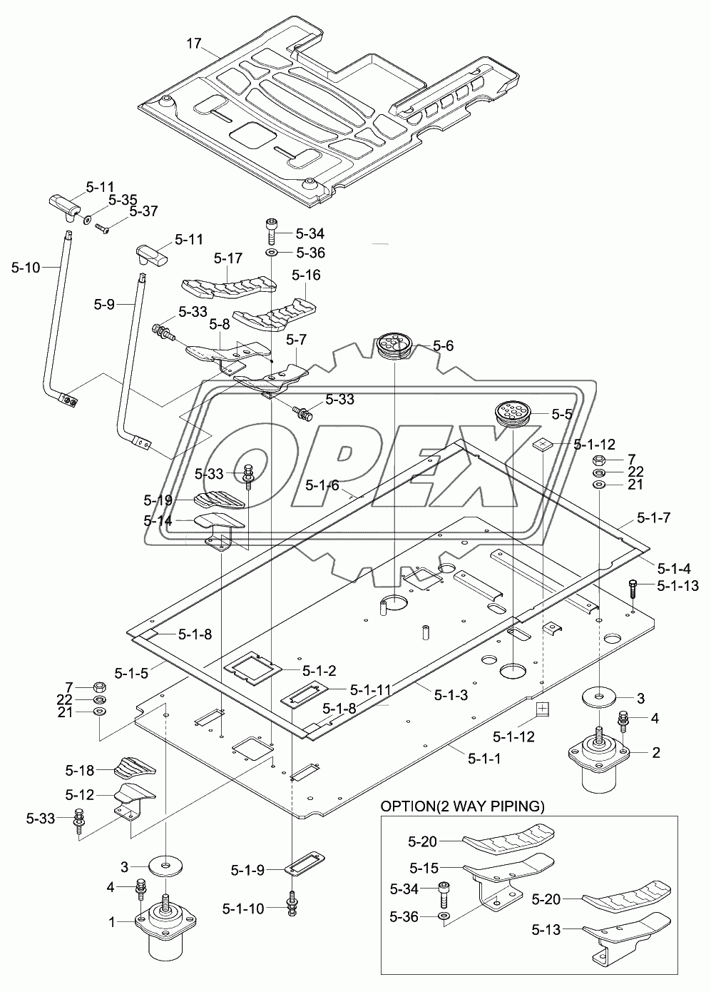 BOTTOM PLATE MOUNTING