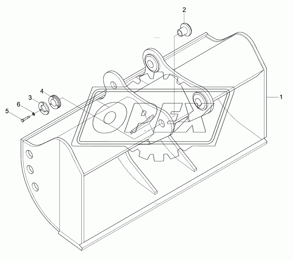 BUCKET (0.75M3 SAE HEAPED D/CLEANING)