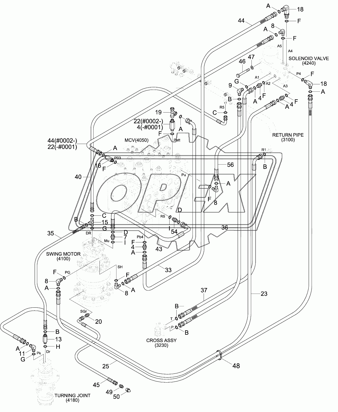 PILOT HYD PIPING (BASE 1)