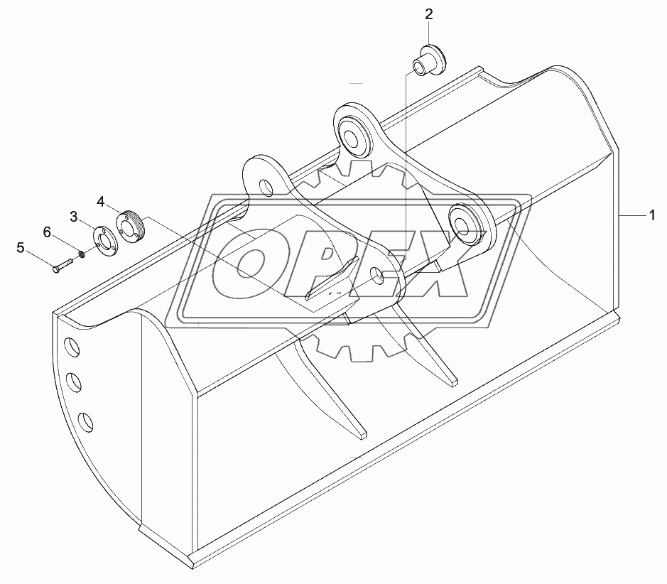 BUCKET (0.75M3 SAE HEAPED D/CLEANING)