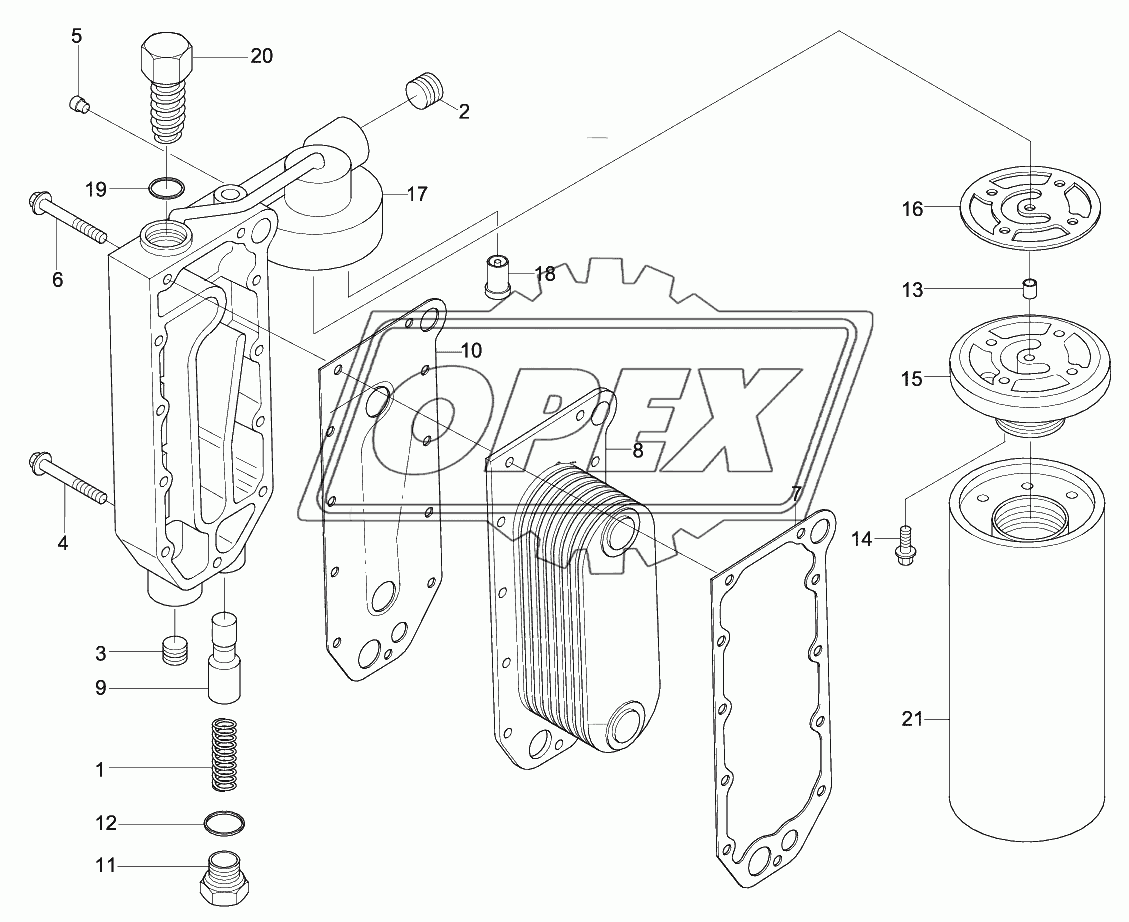 ENGINE OIL COOLER