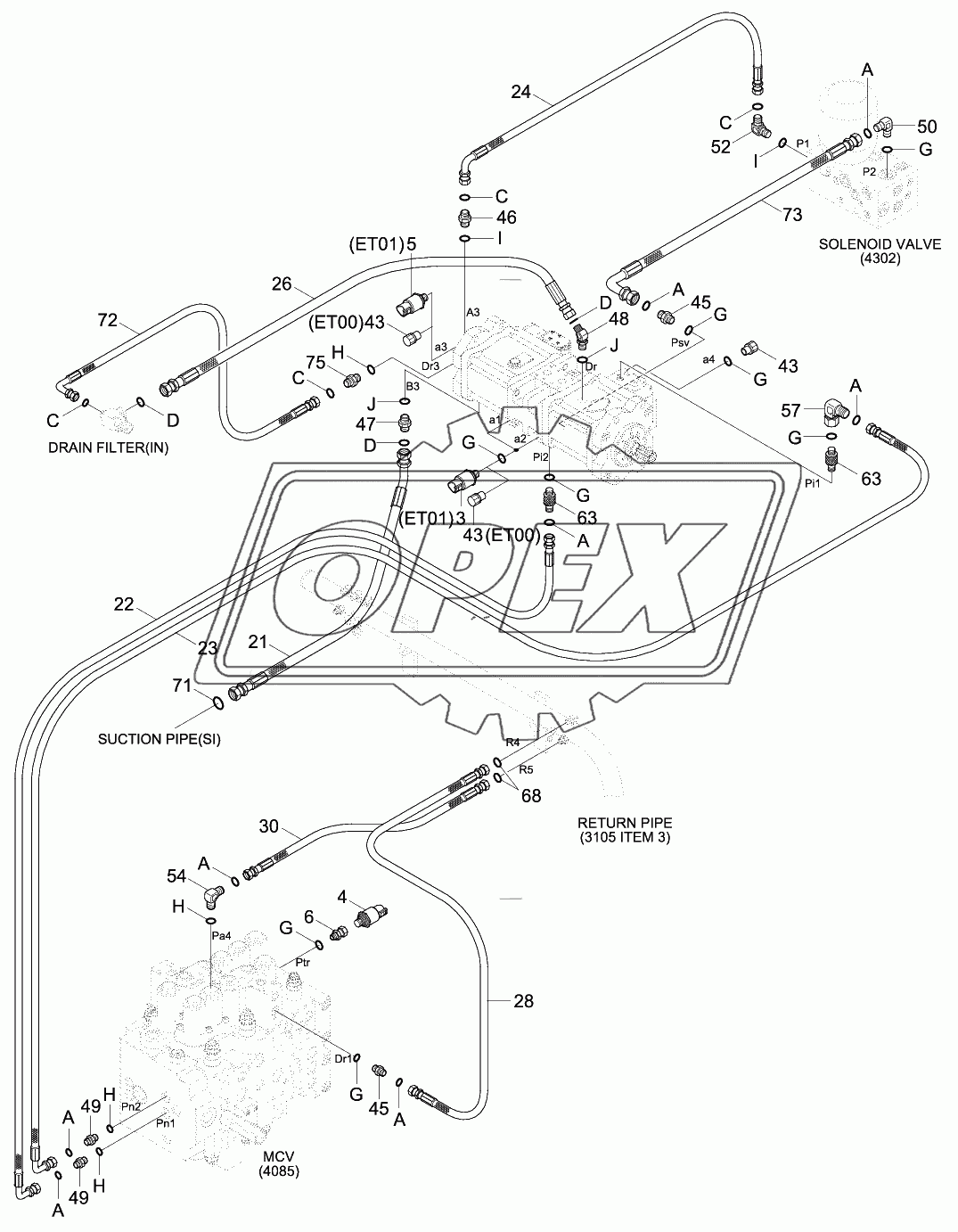 PILOT HYD PIP (BASE2,CLUSTER TY2,MCV TY2)