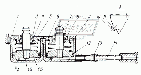 Блок цилиндров АКБ-3М2.16
