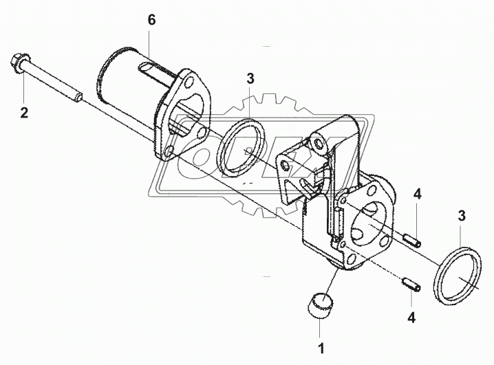 Водяной фланец/Water flange