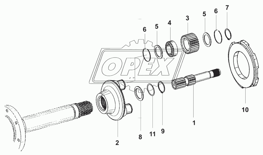 Мост ведущий/ZF-Axle (Sauer) 5