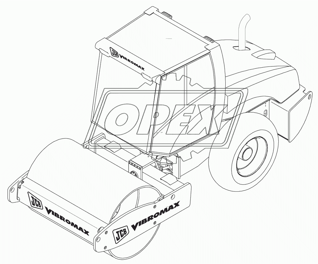 Каток вибрационный JCB Vibromax VM146, VM166