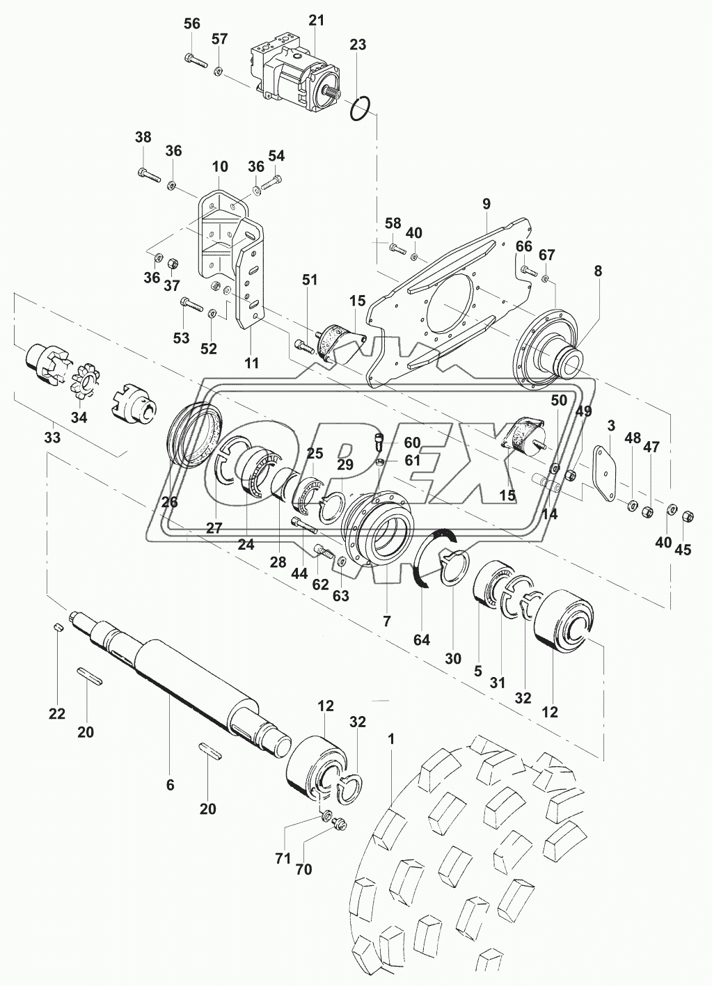 Валец кулачковый 1