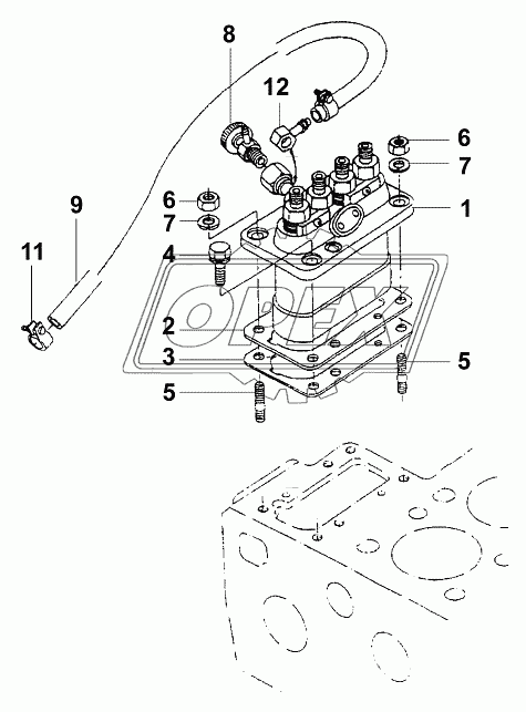 Топливный насос/Injection pump 1