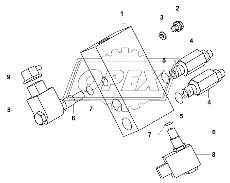 Блок управления/Control bloc