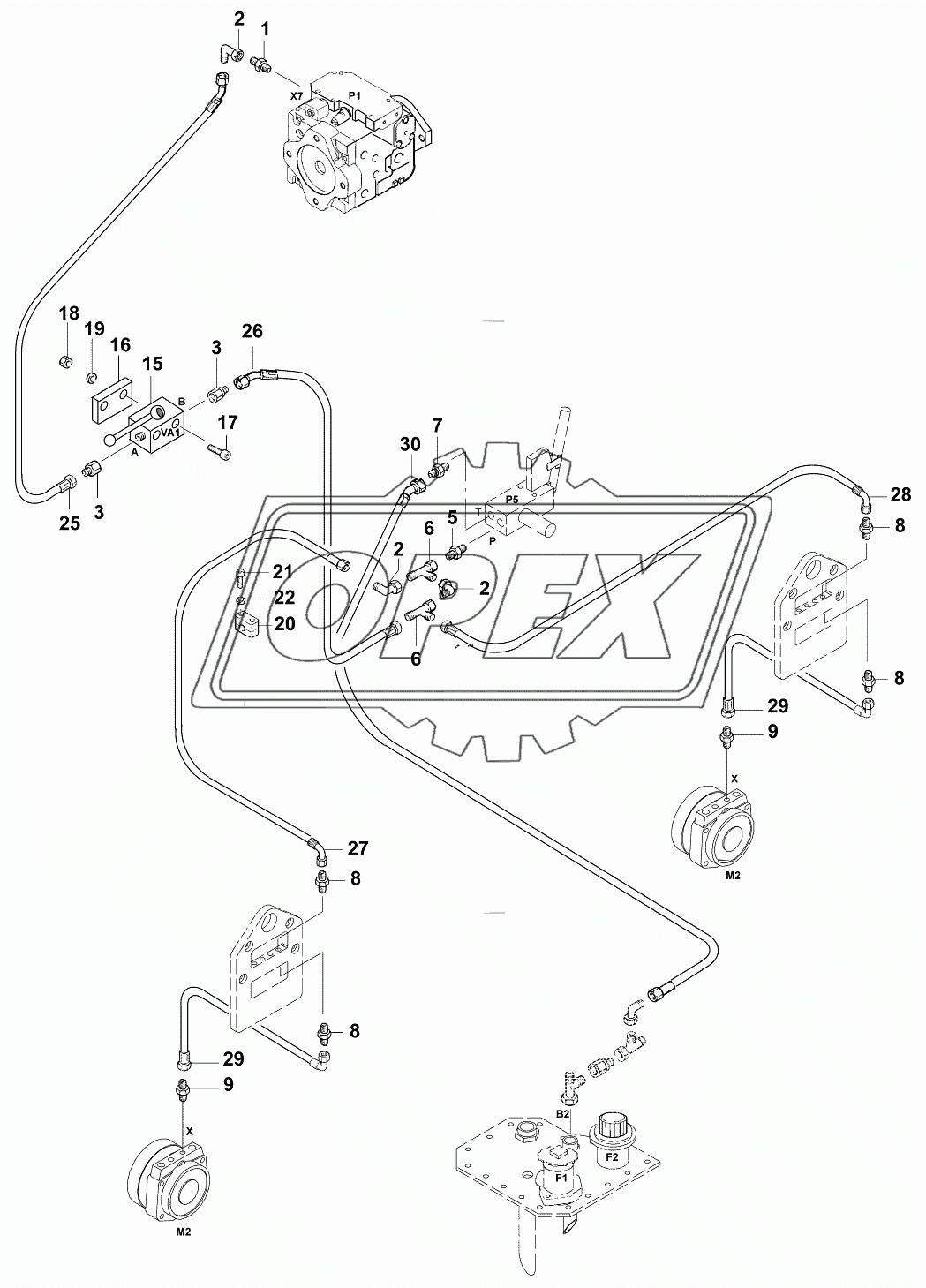 Трубопроводы тормозные/Brake lines