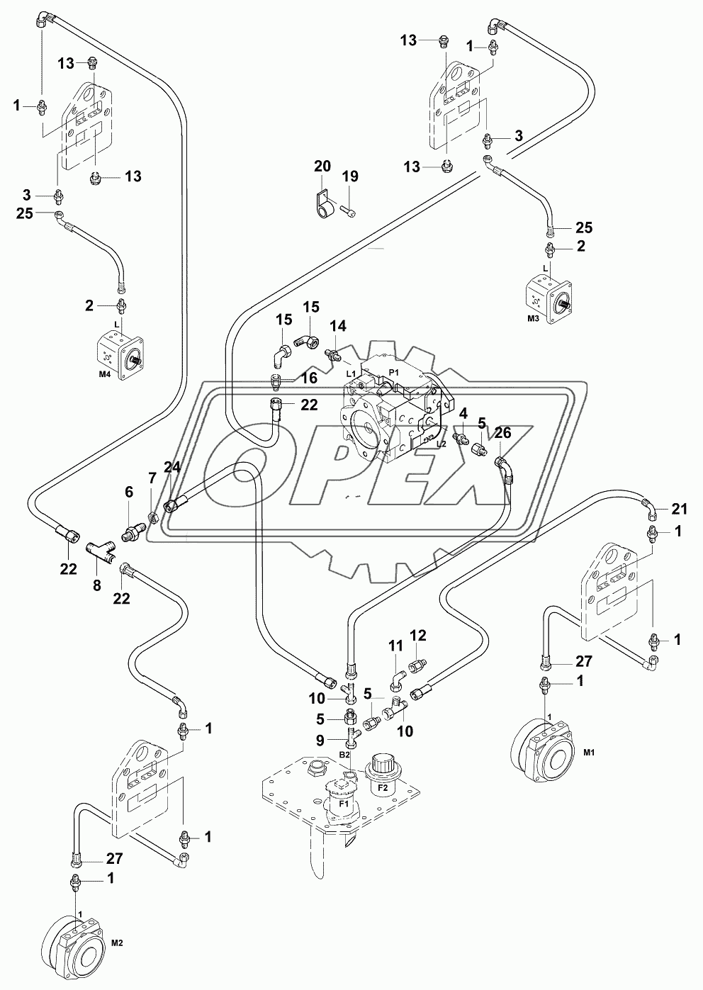 Трубопроводы/Leakage oil lines