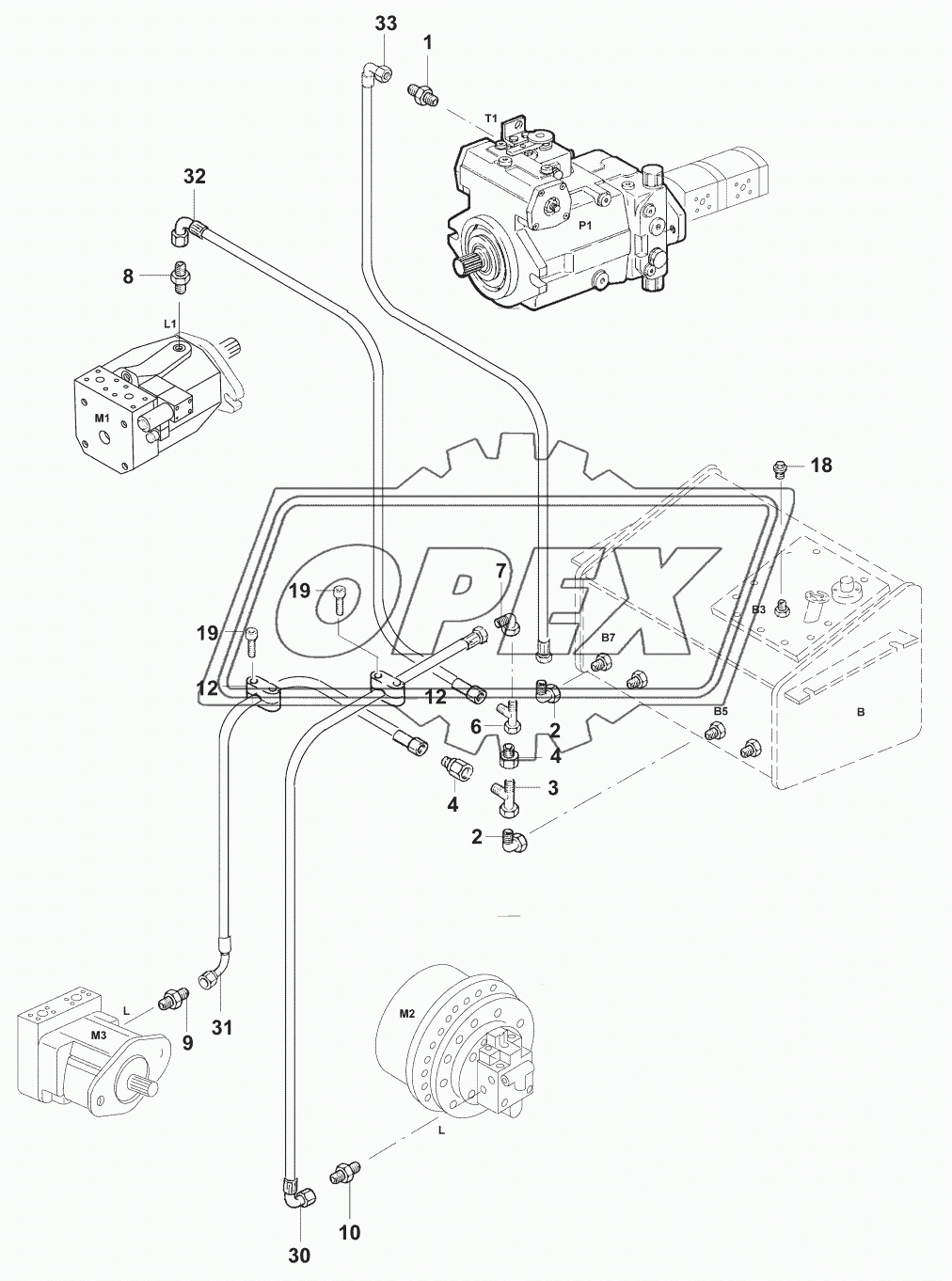 Трубопроводы/Leakage oil line