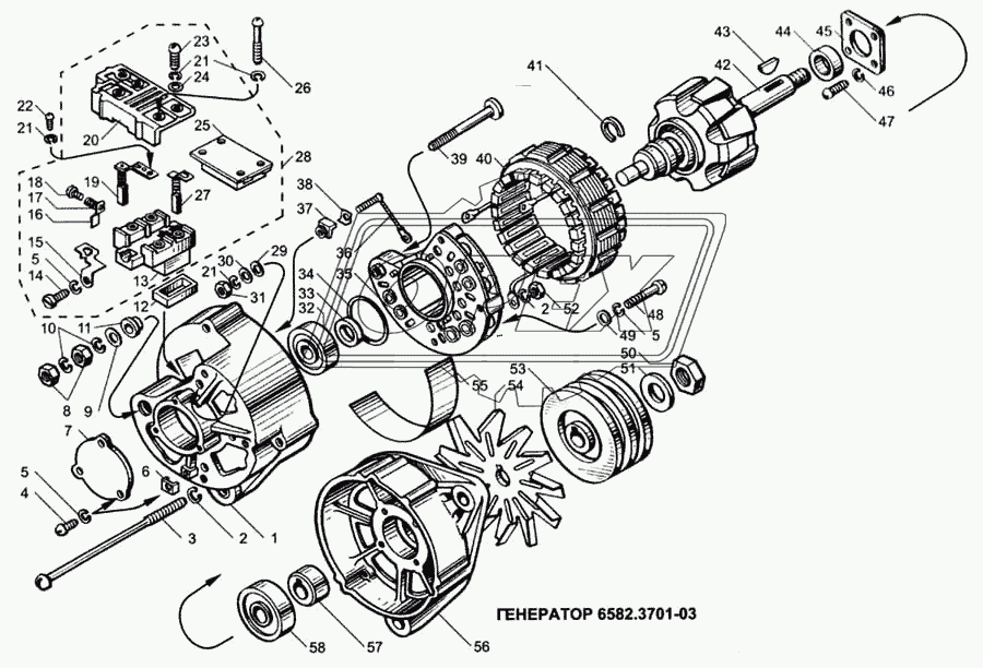 Генератор 6582.3701-03