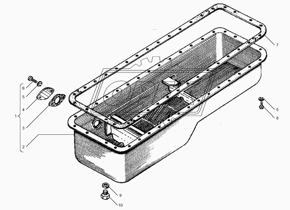Картер масляный двигателей для автомобилей МАЗ
