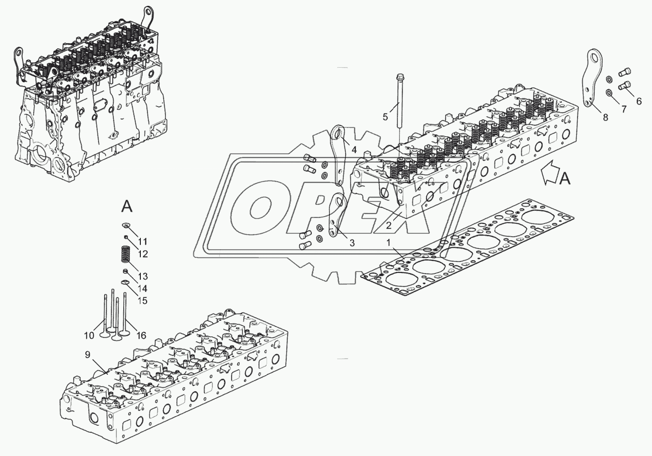 Головка цилиндров 536-30-100300-010