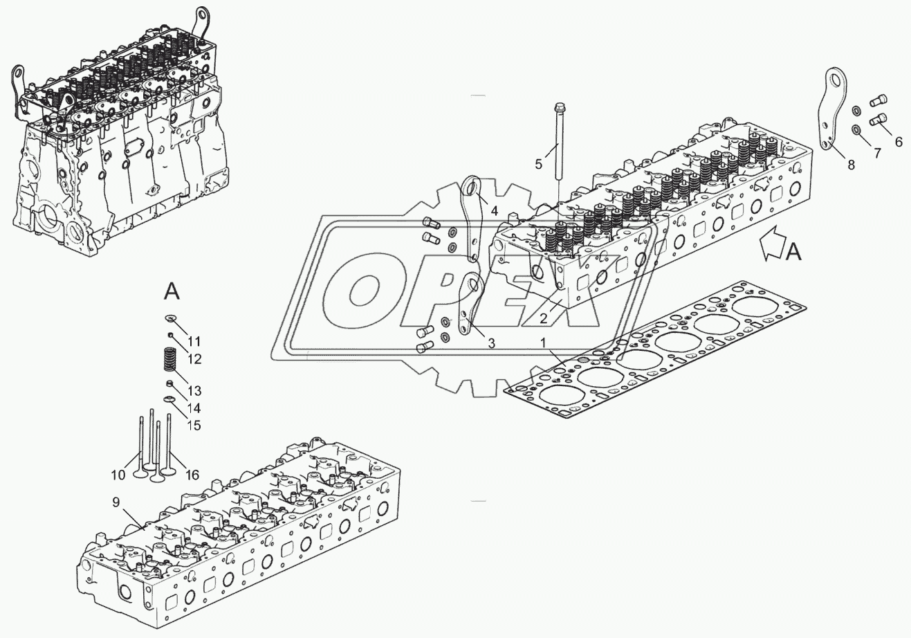 Головка цилиндров 536-30-100300-010