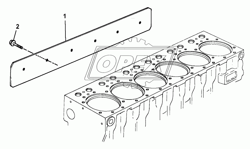 Крышка блока цилиндров боковая