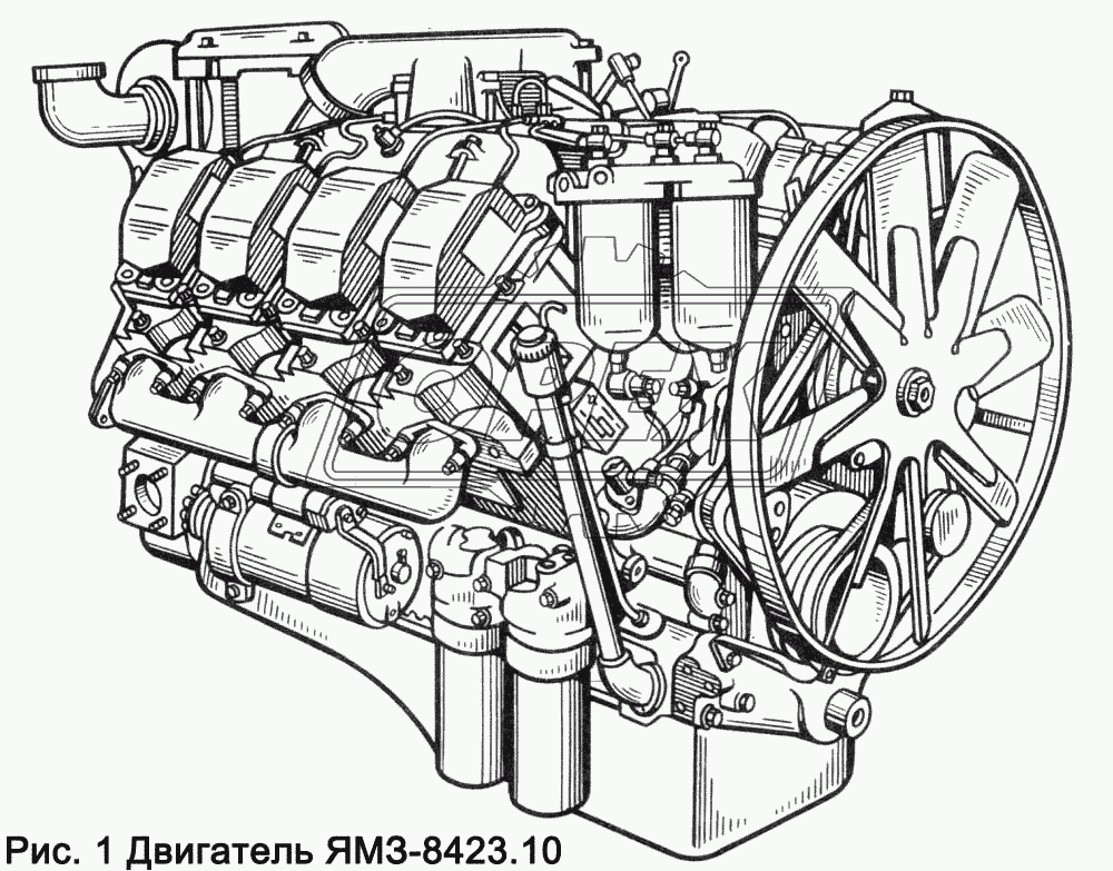 Двигатель ЯМЗ-8423.10