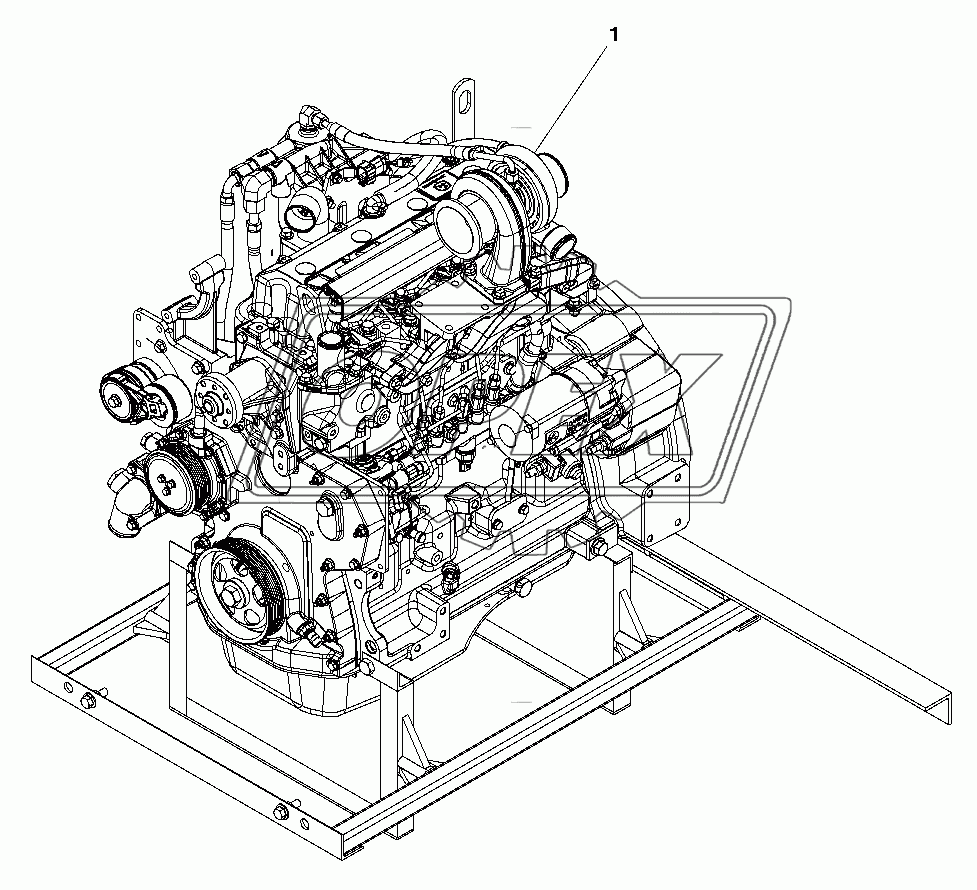 Запасной двигатель