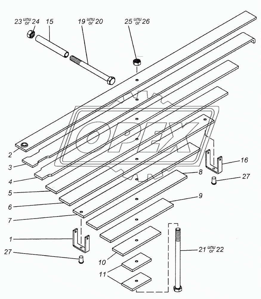 65115-2902012 Рессора передняя