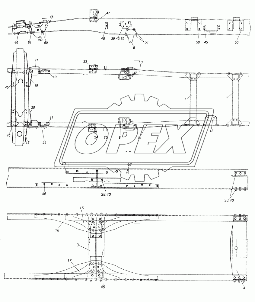 43114-2800010 Рама