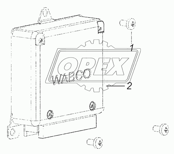 5297-4015012-40 Установка блока управления АБС