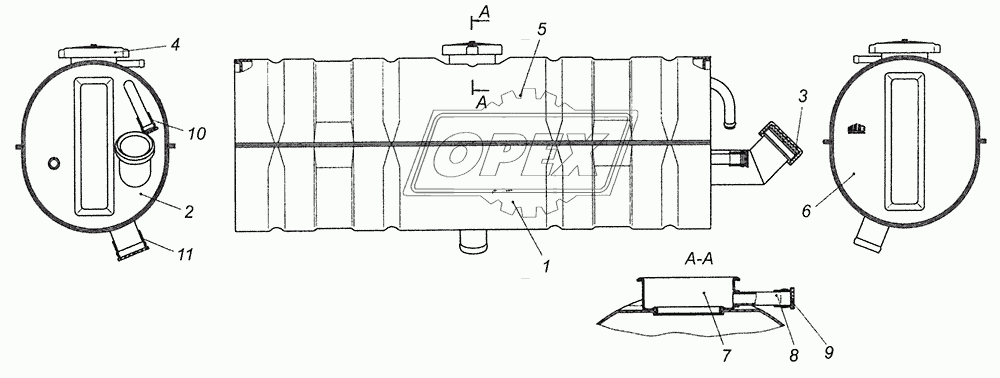 5297-1311010-10 Бачок расширительный