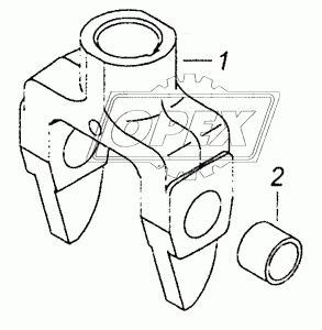 4308-1703494 Вилка со втулками