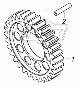 7406.1005031 Шестерня коленчатого вала