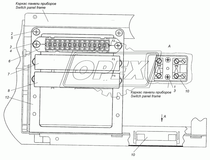 4308-3722001-30 Установка предохранителей