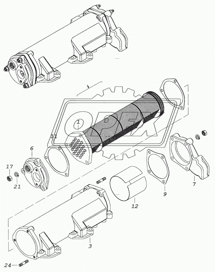 740.20-1013200-10 Теплообменник масляный