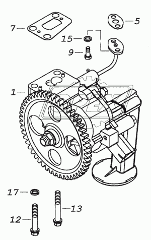 740.11-1011001-10 Установка масляного насоса