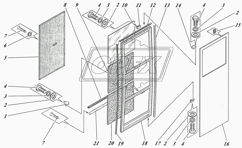  Дверь задняя 4230-6100010-20