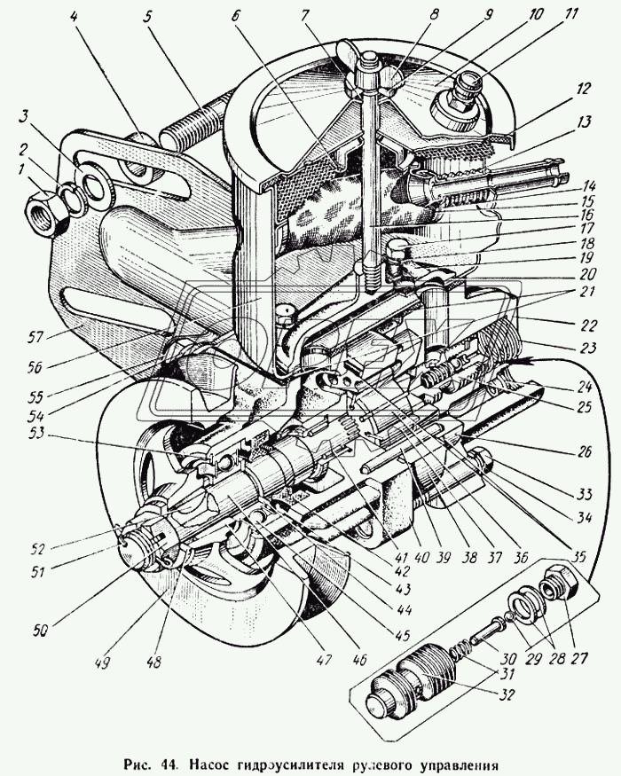 Насос гидроусилителя рулевого управления