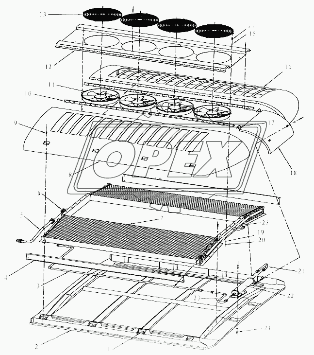 Air conditioner-Condenser system