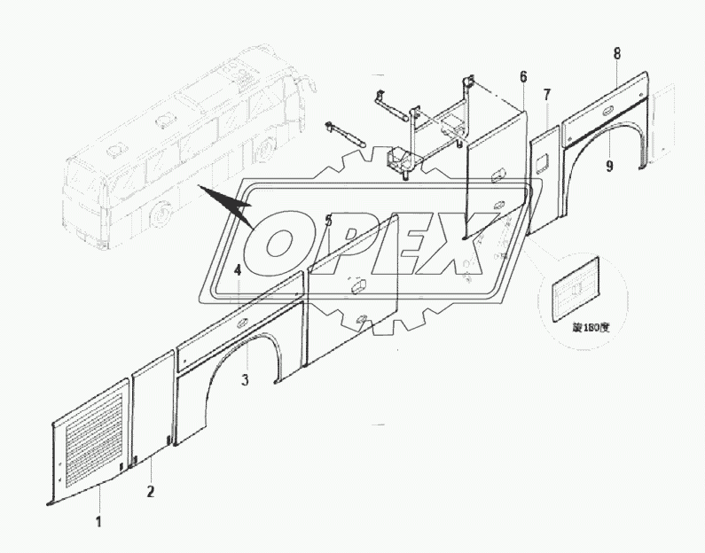 RIGHT SIDE BIN GATE