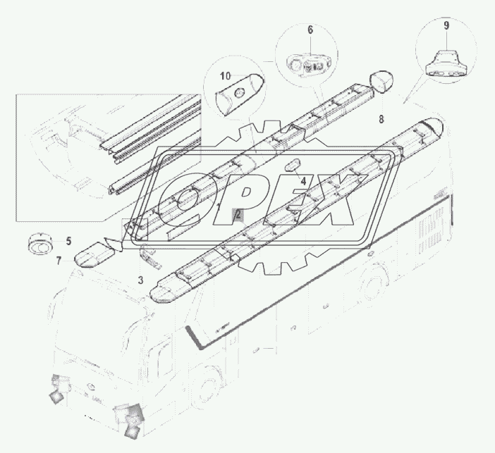 LUGGAGE RACK ASSY