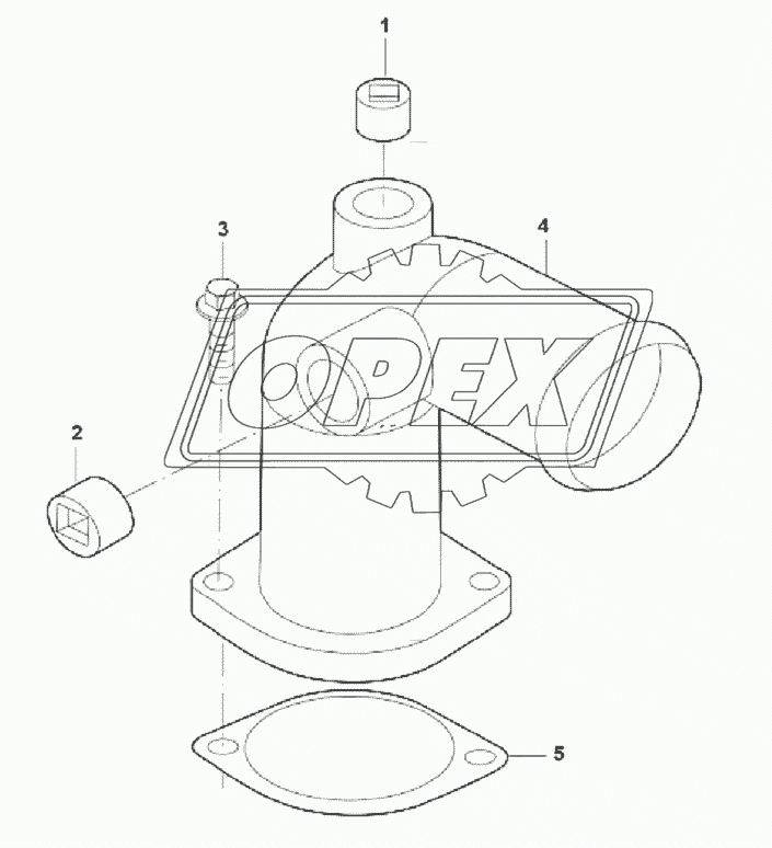 CONNECTION, WATER INLET