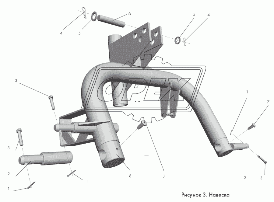 КРК-08.000 Навеска