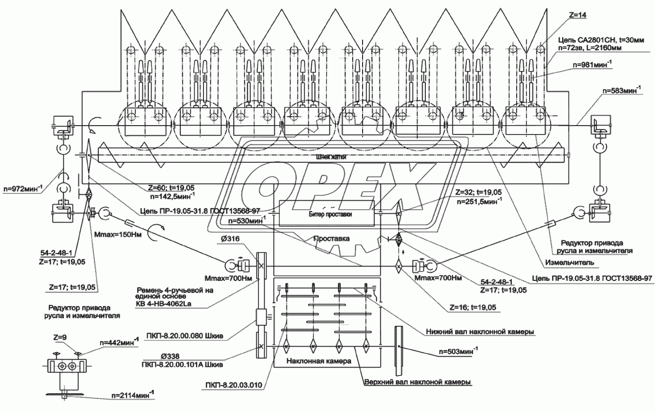 Кинематическая схема