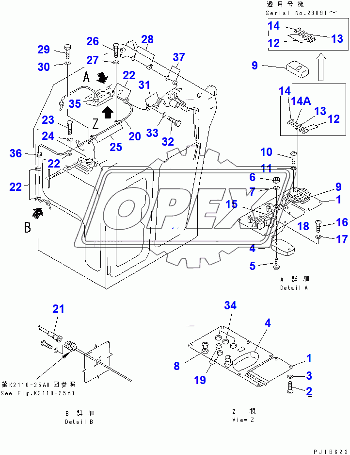  CAB (ELECTRICAL PARTS)(31586-)