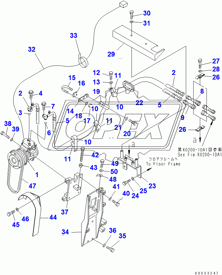  HEATER PIPING (FOR AIR CONDITIONER)(31643-)