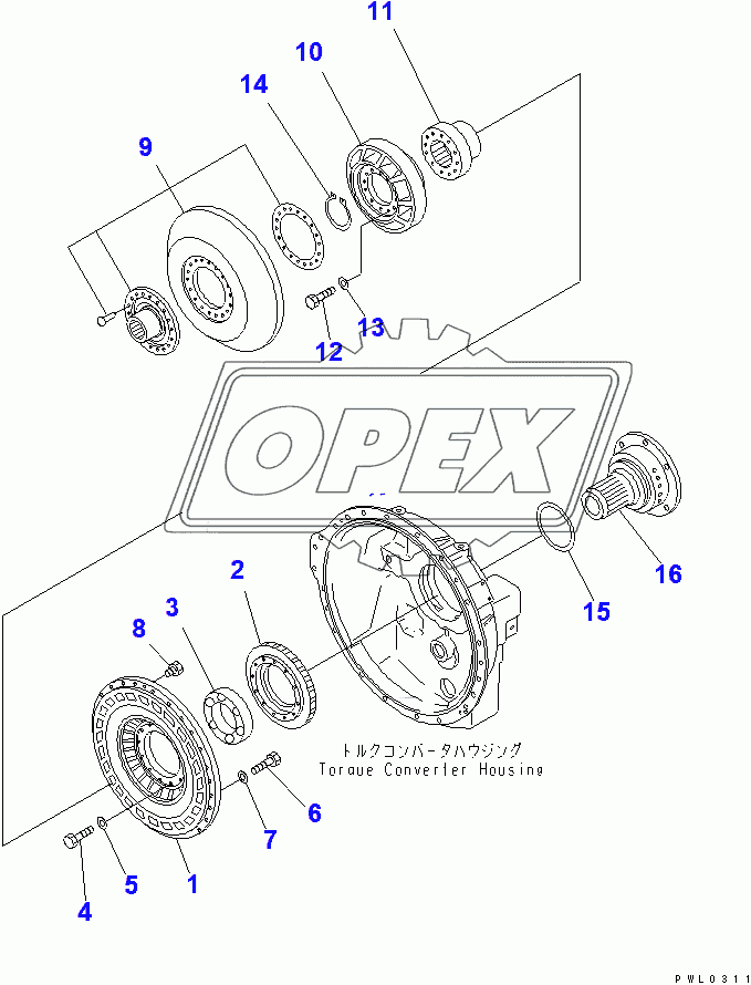  TORQUE CONVERTER BARE(31303-31563)