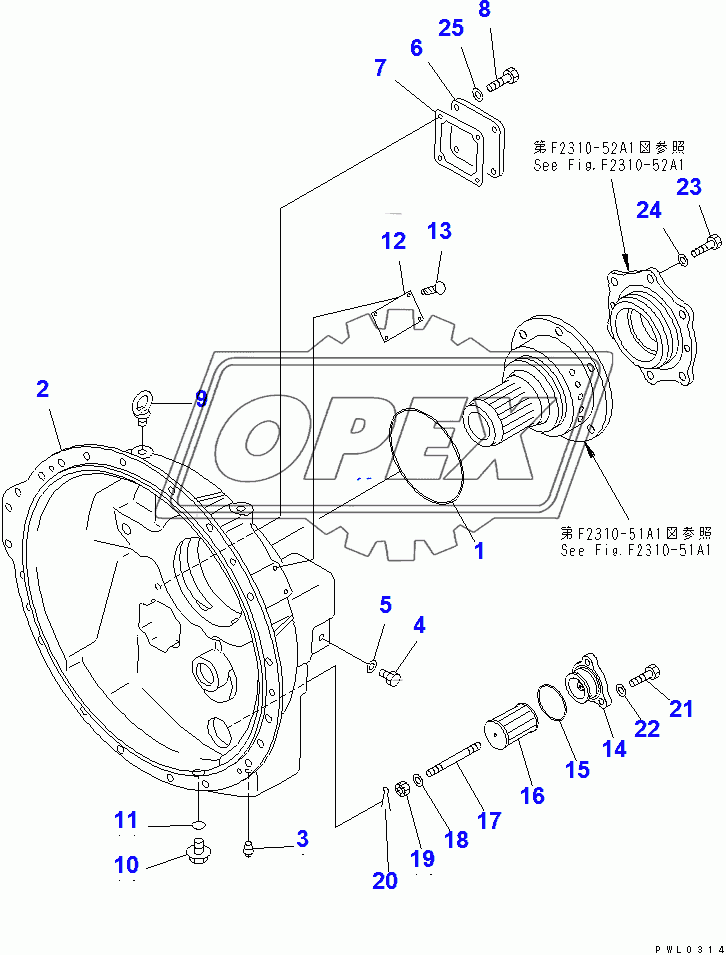  TORQUE CONVERTER HOUSING(31303-31563)