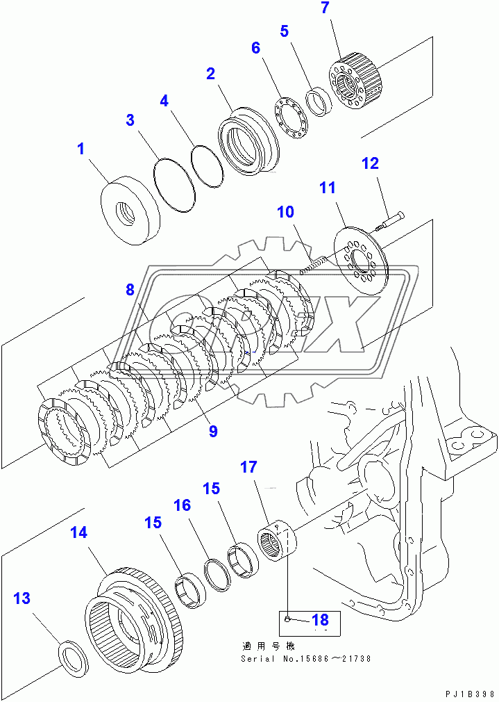  WINCH CLUTCH (3/3)