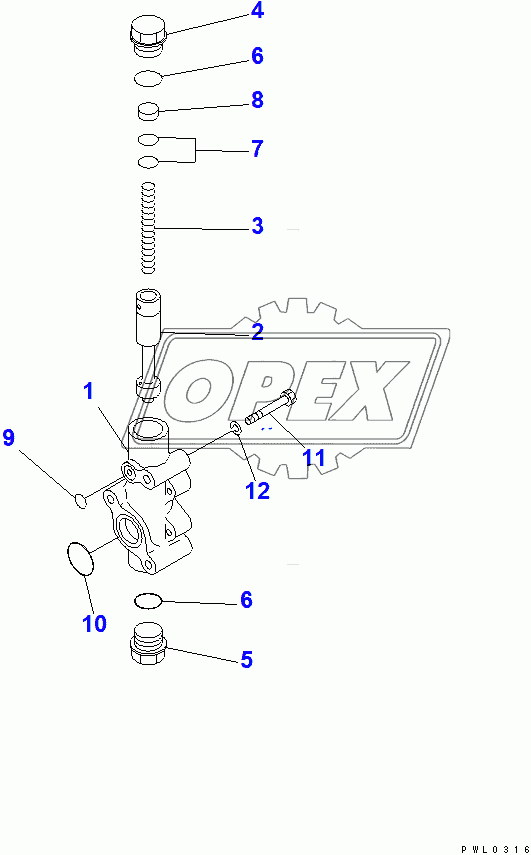  TORQUE CONVERTER RELIEF VALVE(31303-31563)