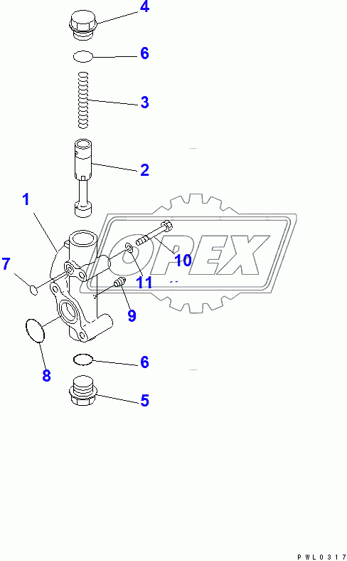  TORQUE CONVERTER REGULATOR VALVE(31564-)