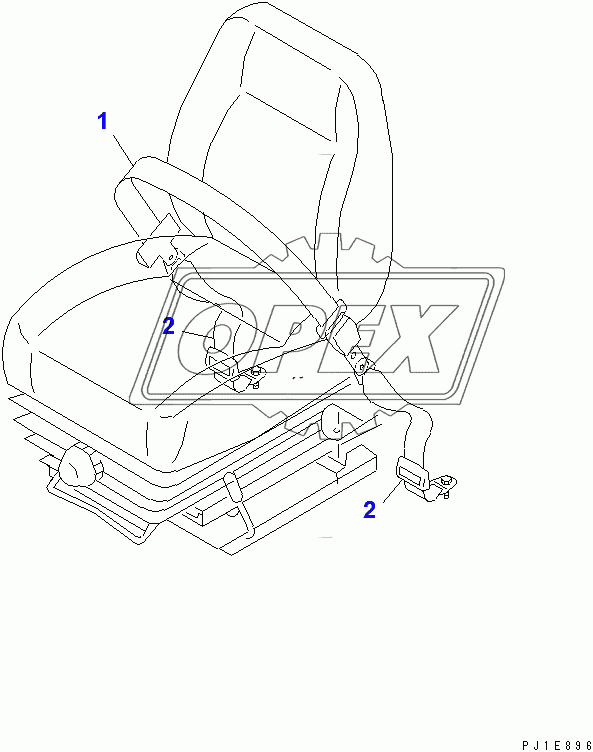  SEAT BELT(31586-)